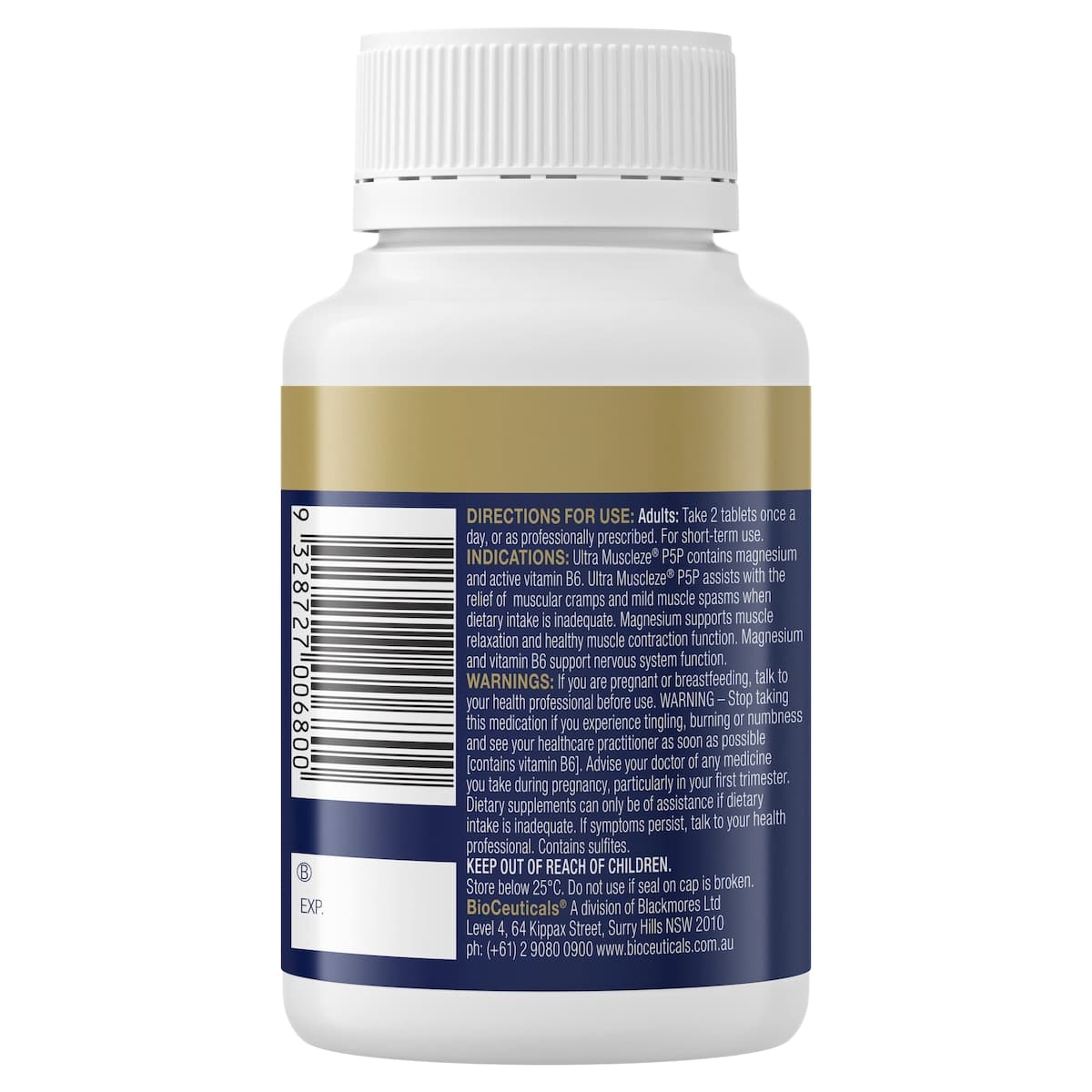 Thumbnail BioCeuticals Ultra Muscleze P5P 60 Tablets