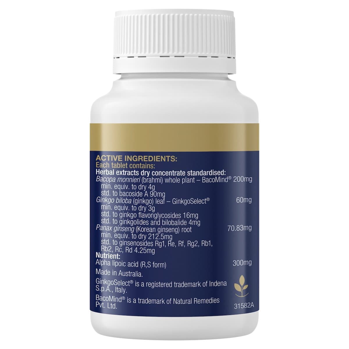 Thumbnail BioCeuticals Cognition Support 60 Tablets