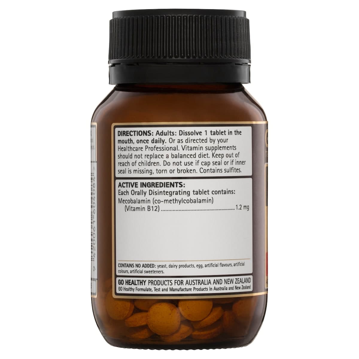 Thumbnail GO Healthy Activated B12 60 Tablets
