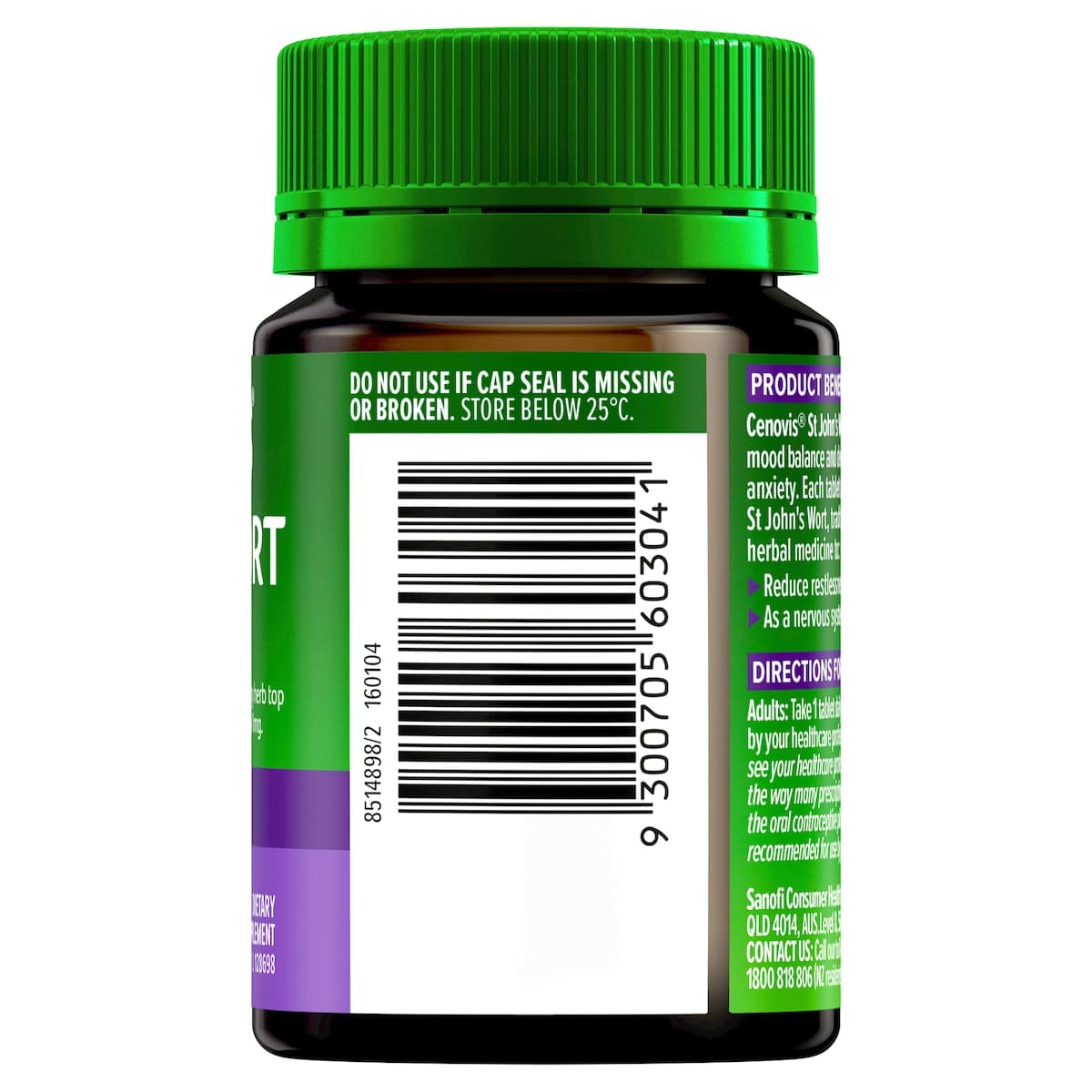 Thumbnail Cenovis St John's Wort 2000mg 60 Tablets