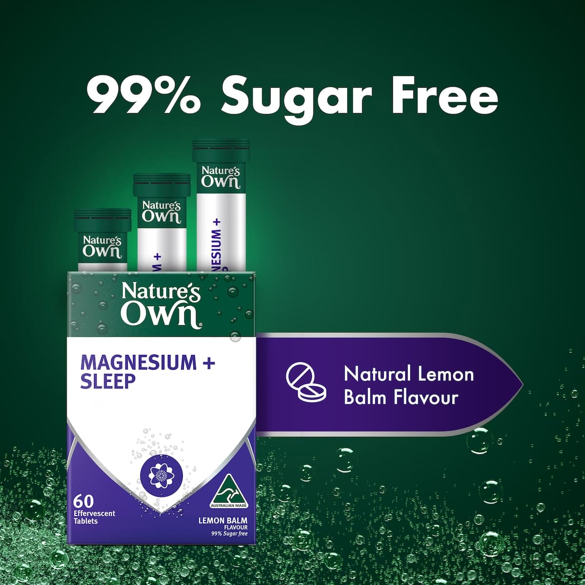 Thumbnail Nature's Own Effervescent Magnesium + Sleep Tablets 60 Pack