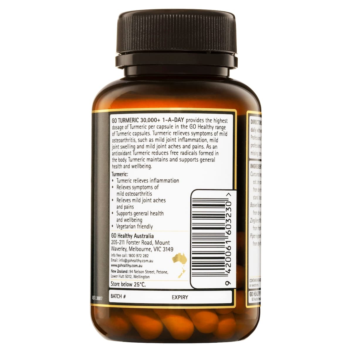 Thumbnail GO Healthy 1-A-Day Turmeric 30000+ 30 Capsules