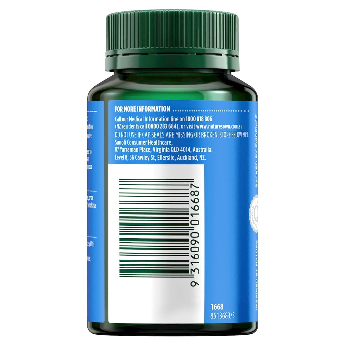 Thumbnail Nature's Own Slippery Elm 400mg 60 Capsules