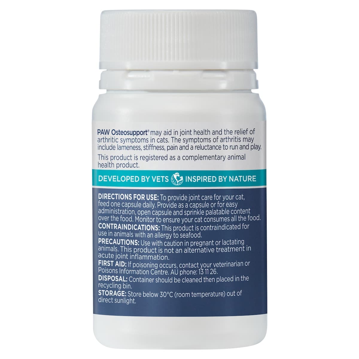 Thumbnail Blackmores PAW OsteoSupport Cat 60 Capsules