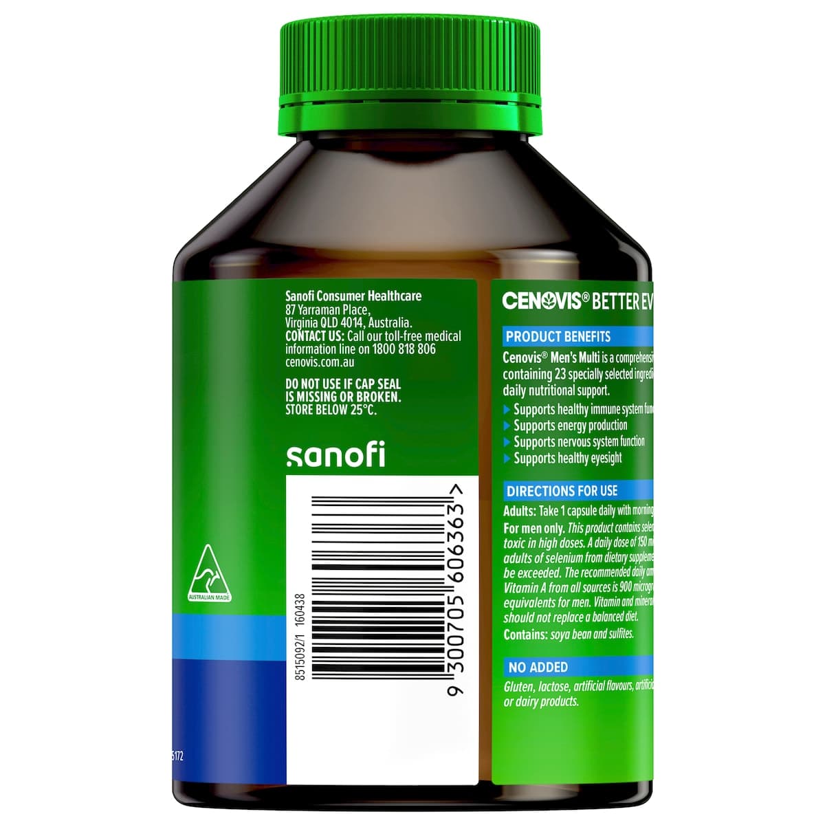 Thumbnail Cenovis Mens MultiVitamin 100 Capsules