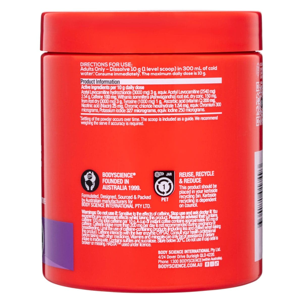 Thumbnail BSc Shred Carnitine Grape 300g