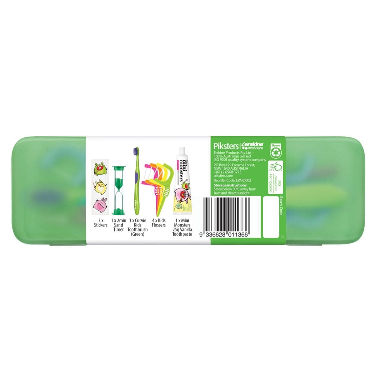 Thumbnail Piksters Mini Monsters Oral Care Kids Kit