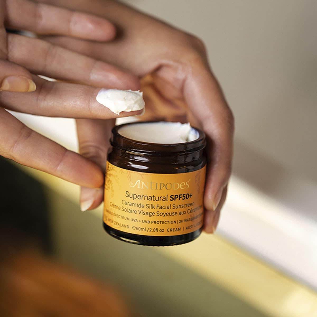 Thumbnail Antipodes Supernatural SPF50+ Ceramide Silk Facial Sunscreen 60ml