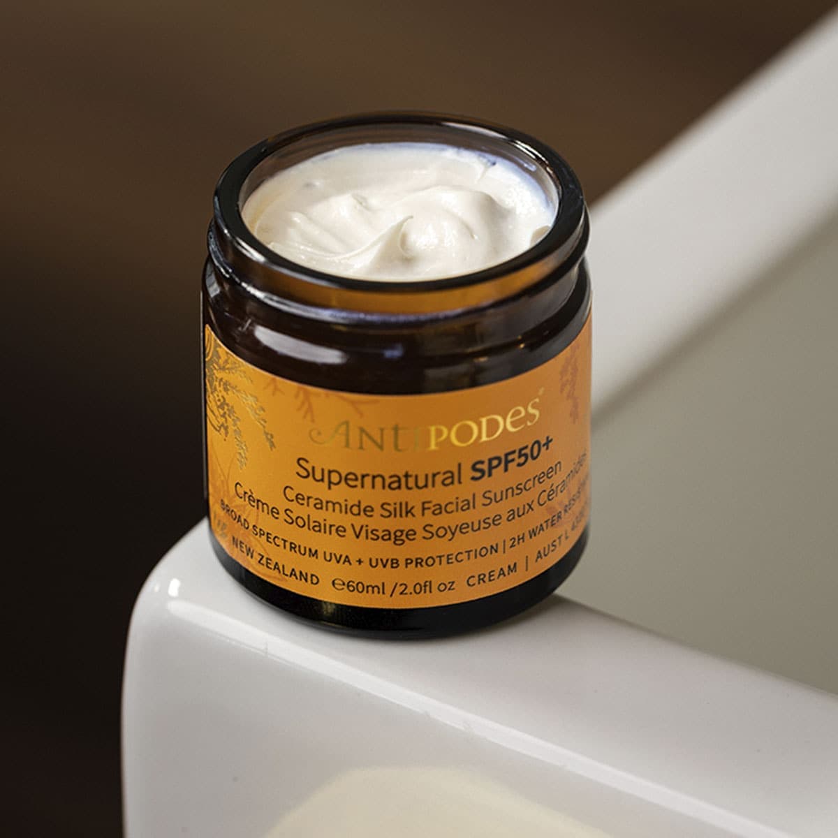 Thumbnail Antipodes Supernatural SPF50+ Ceramide Silk Facial Sunscreen 60ml