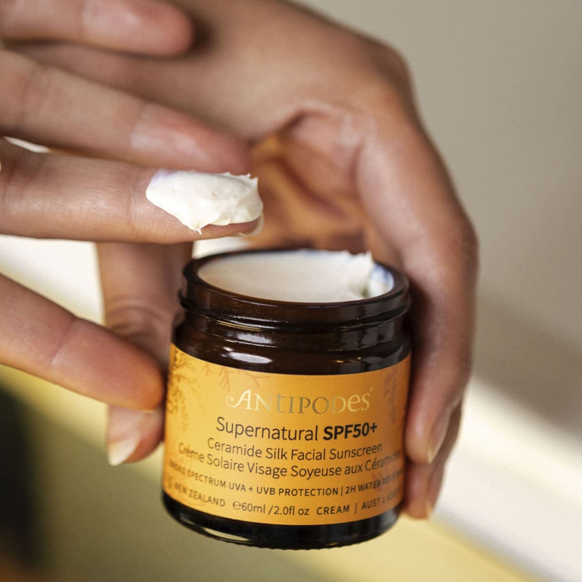 Thumbnail Antipodes Supernatural SPF50+ Ceramide Silk Facial Sunscreen 60ml