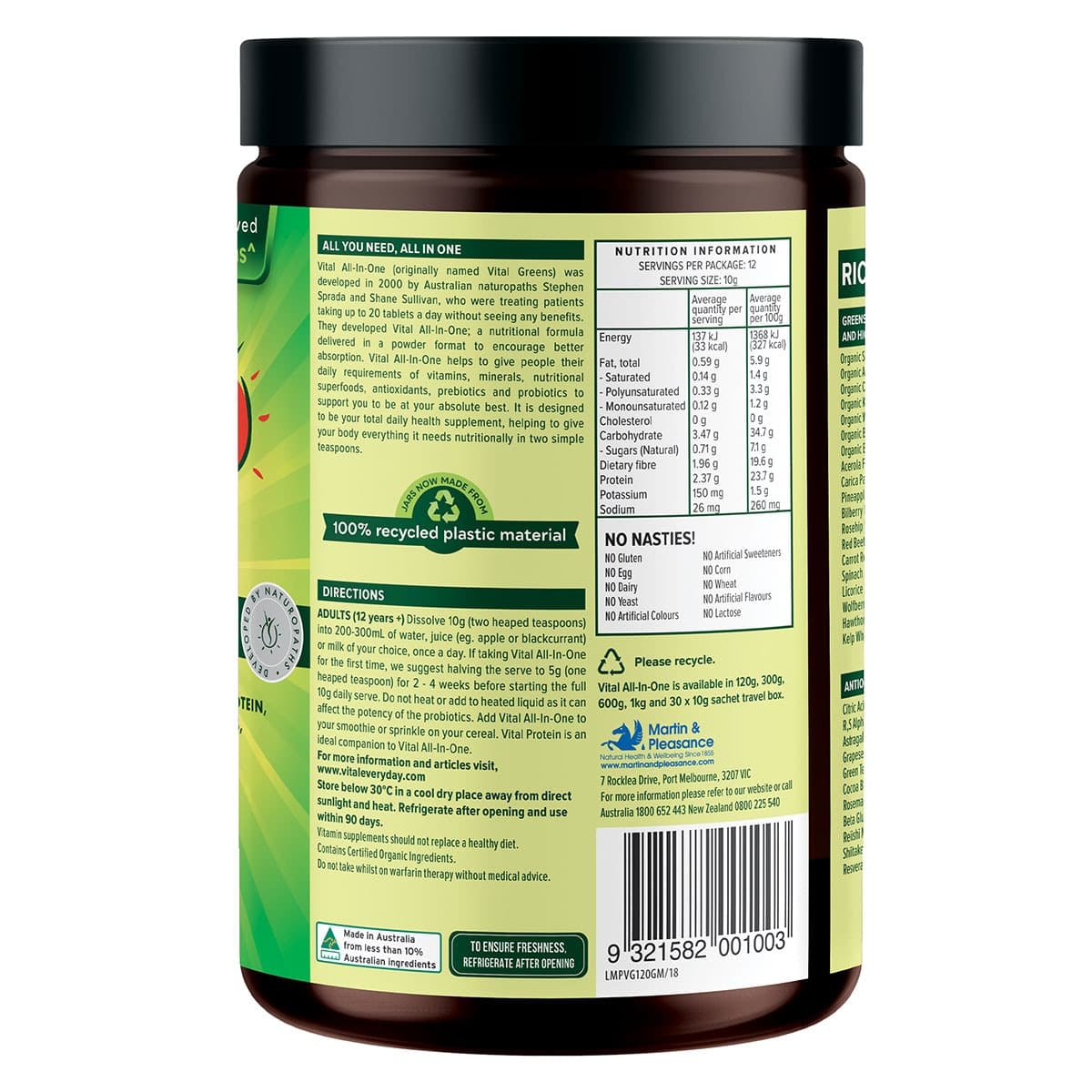 Thumbnail Vital All-in-One Daily Health Supplement Powder 120g