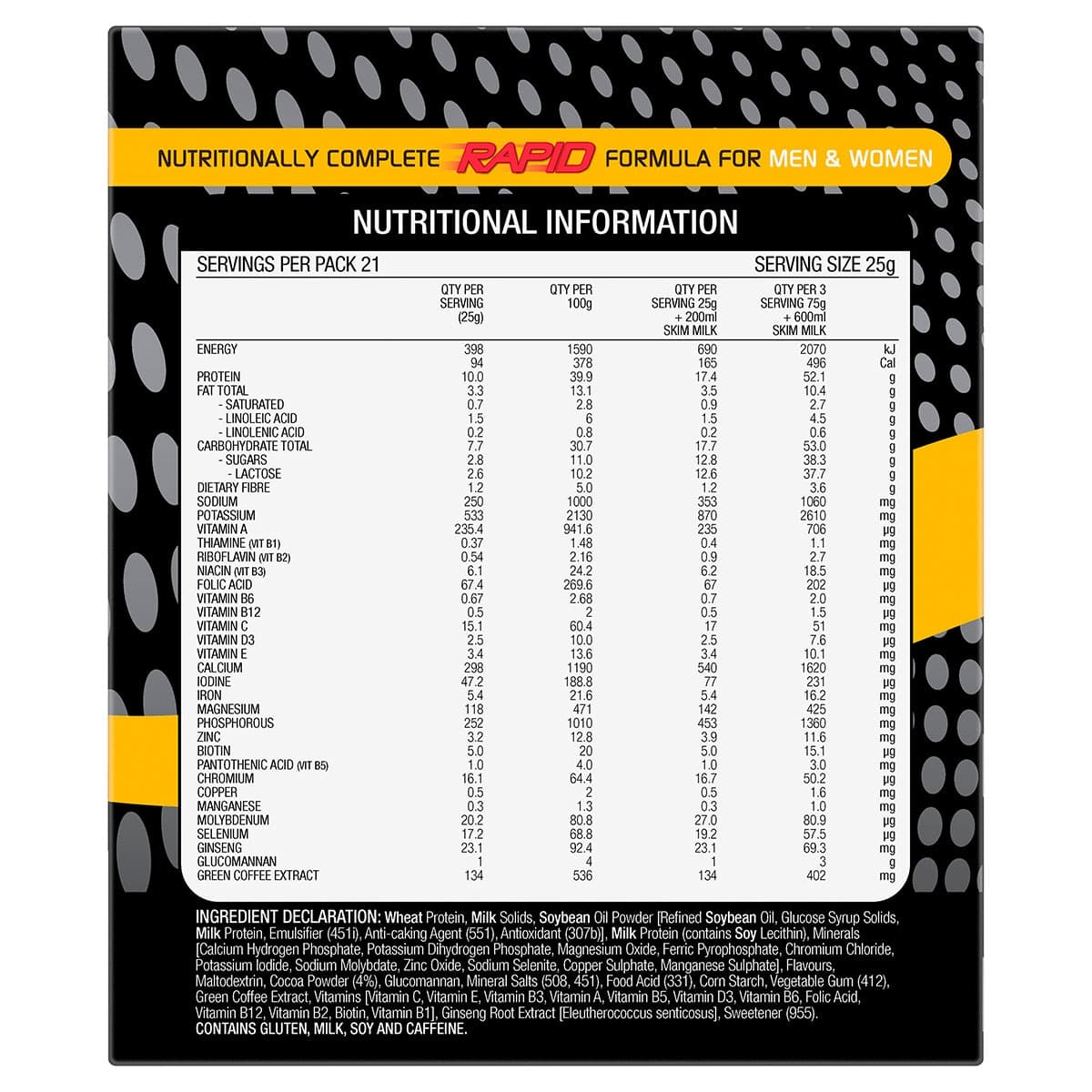 Thumbnail Optislim VLCD Platinum Shake Chocolate - 21 x 25g Sachets