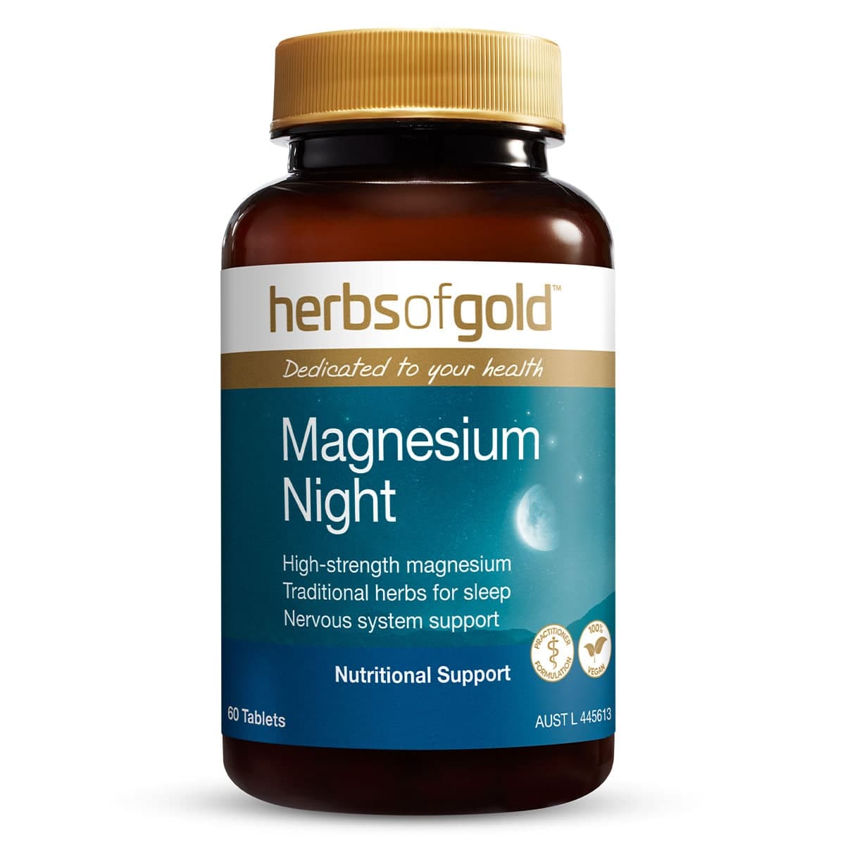Thumbnail Herbs of Gold Magnesium Night 60 Tablets