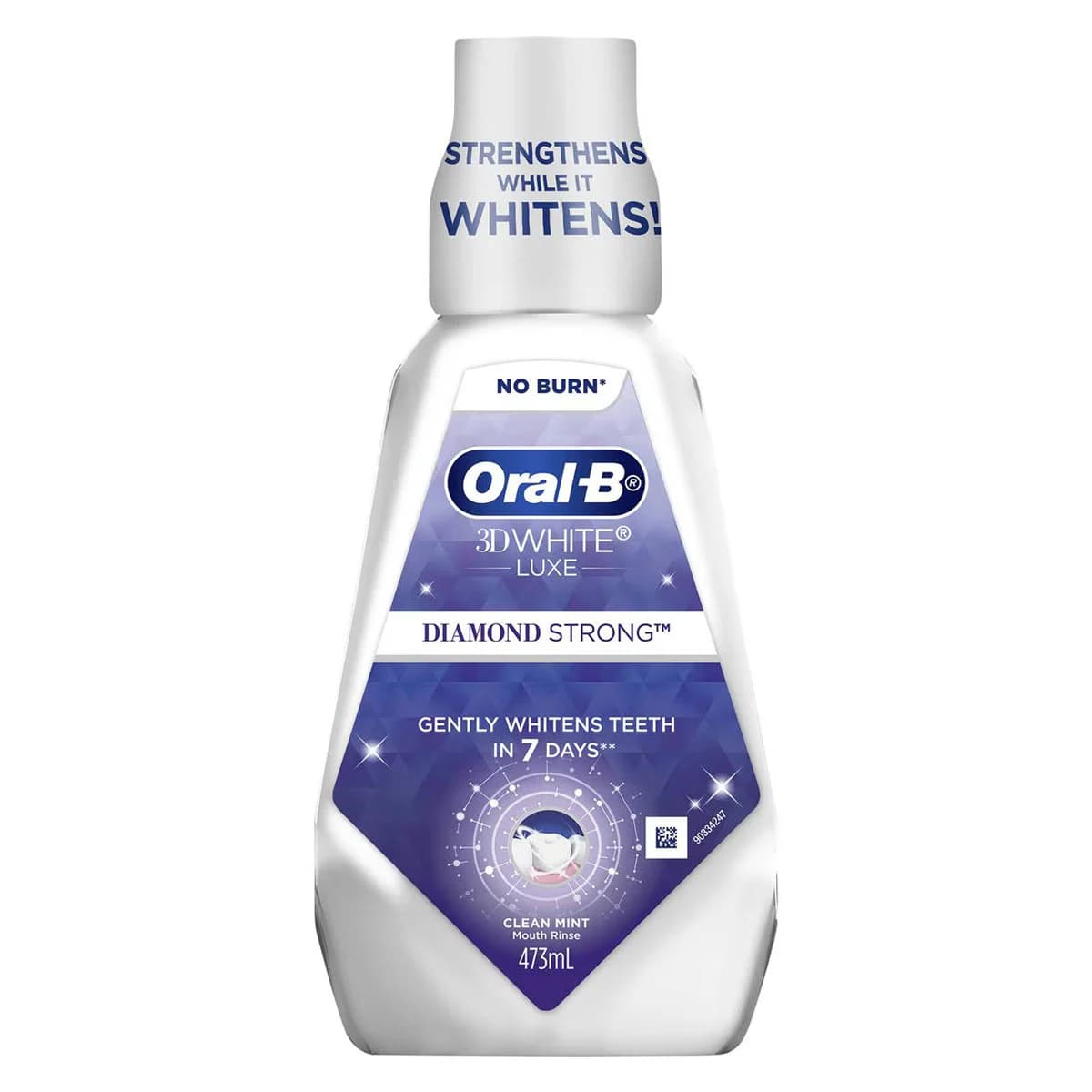 Thumbnail Oral B 3D White Luxe Diamond Strong Alcohol Free Rinse 473ml