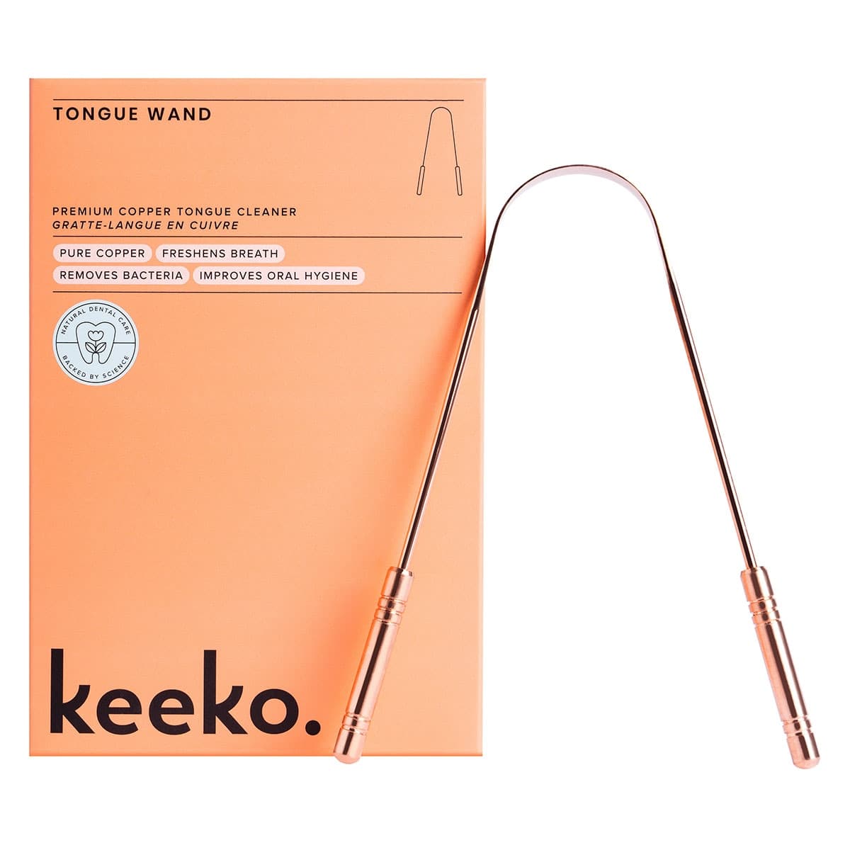Thumbnail Keeko Premium Copper Tongue Cleaner 1 Pack