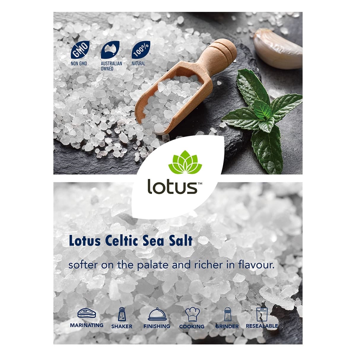 Thumbnail Lotus Fine Celtic Sea Salt 1kg