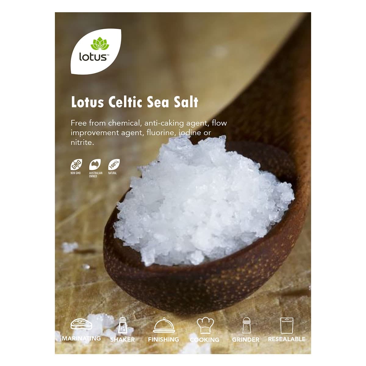 Thumbnail Lotus Fine Celtic Sea Salt Shaker 450g
