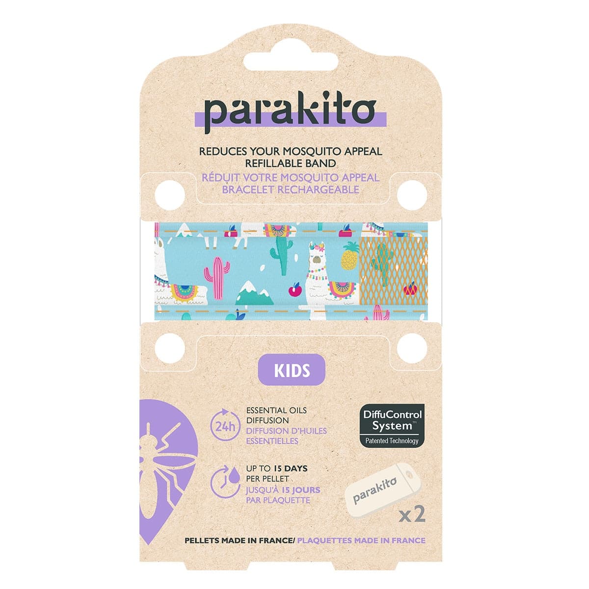 Thumbnail Parakito Mosquito Repellent Kids Wristband Assorted Colours