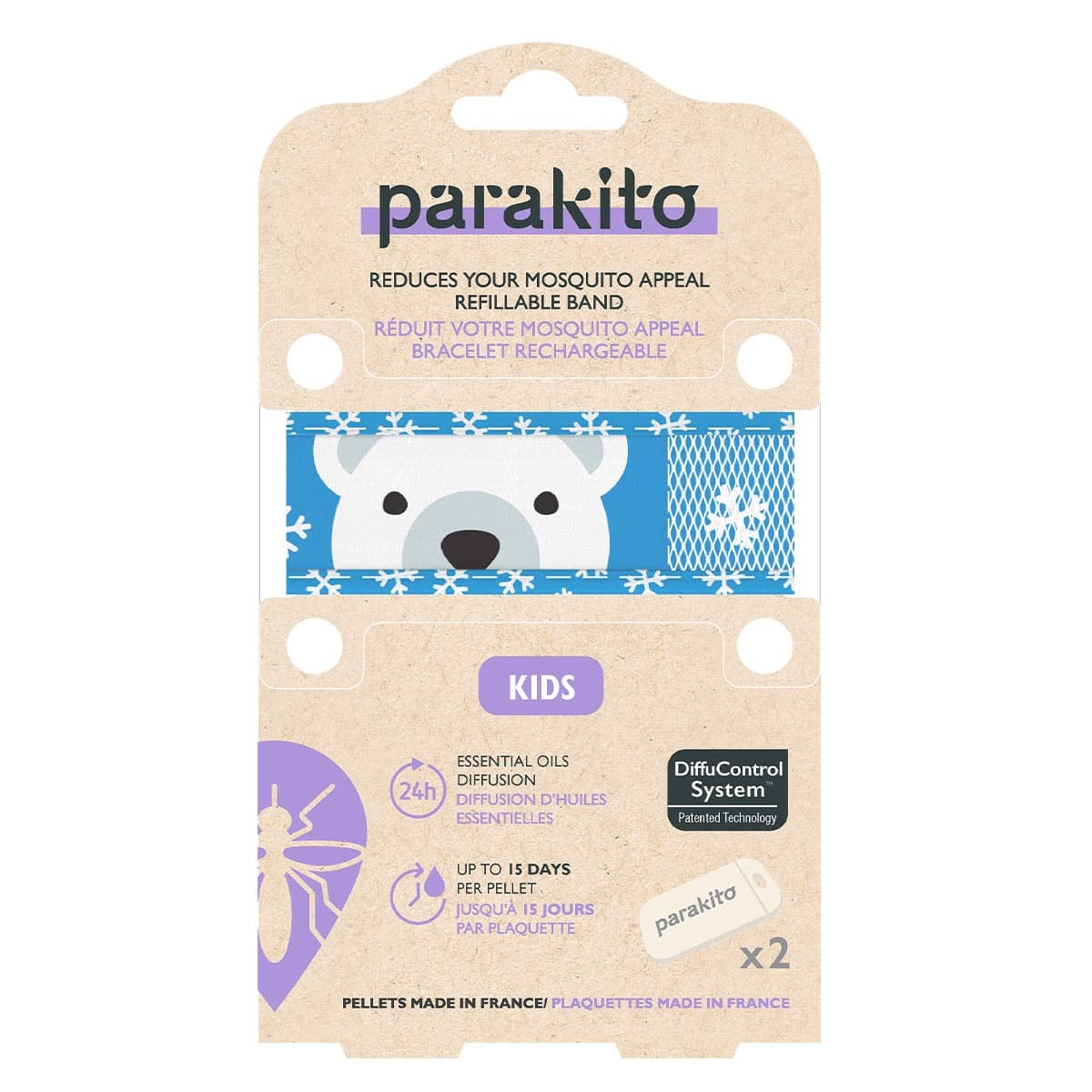 Thumbnail Parakito Mosquito Repellent Kids Wristband Assorted Colours