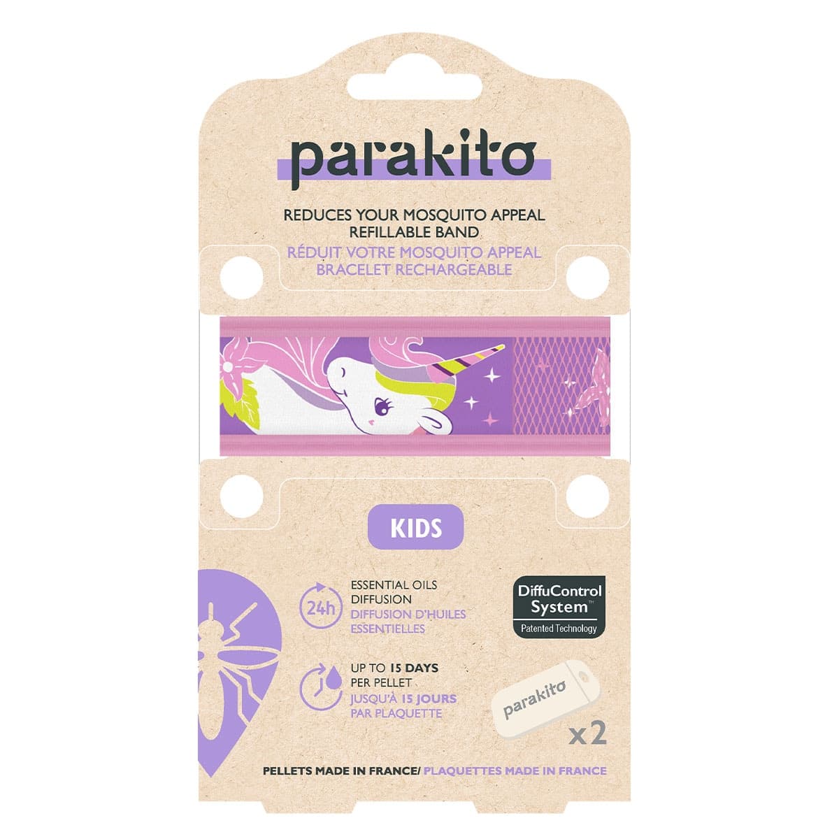 Thumbnail Parakito Mosquito Repellent Kids Wristband Assorted Colours