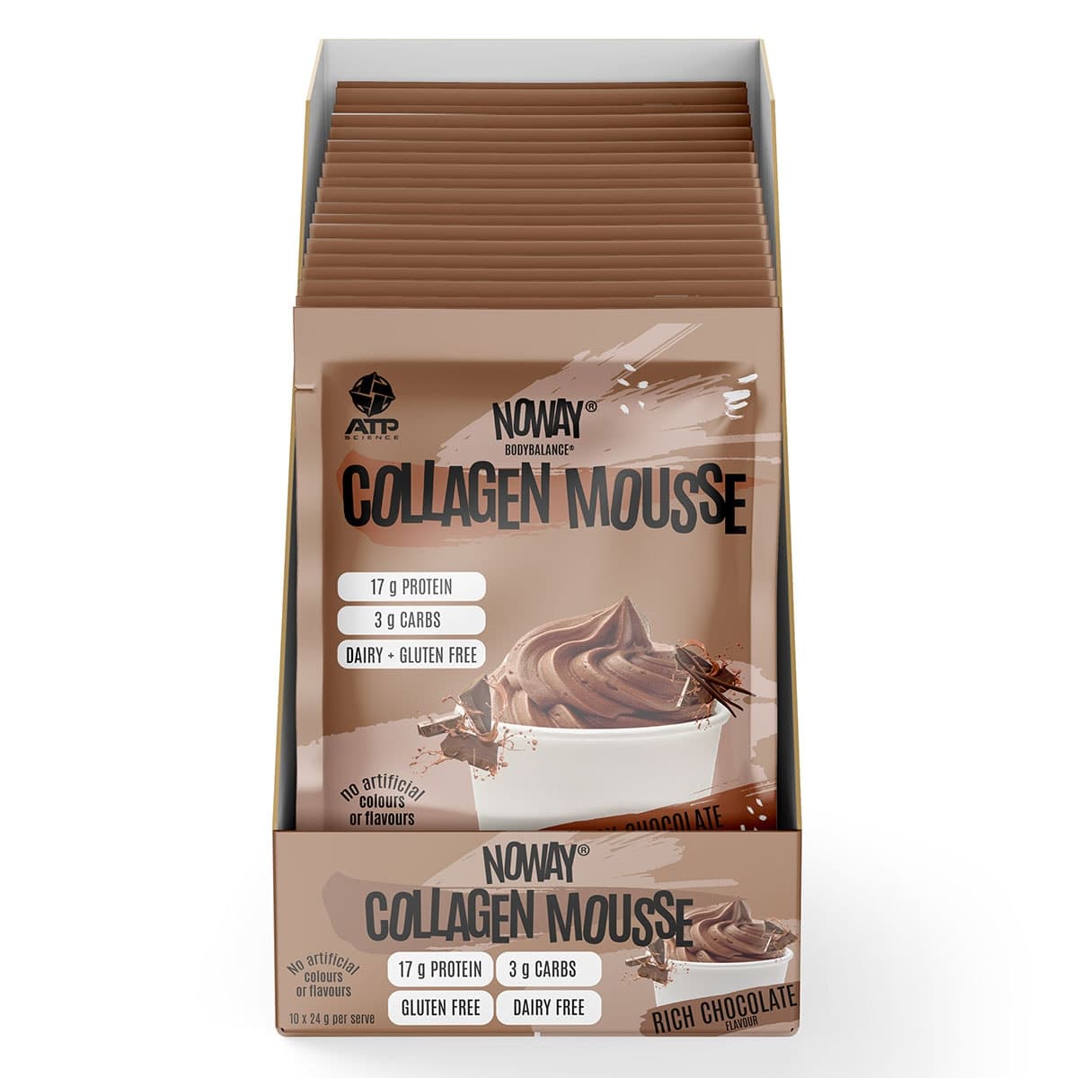 Thumbnail ATP Science Noway Collagen Mousse Chocolate 10 Pack