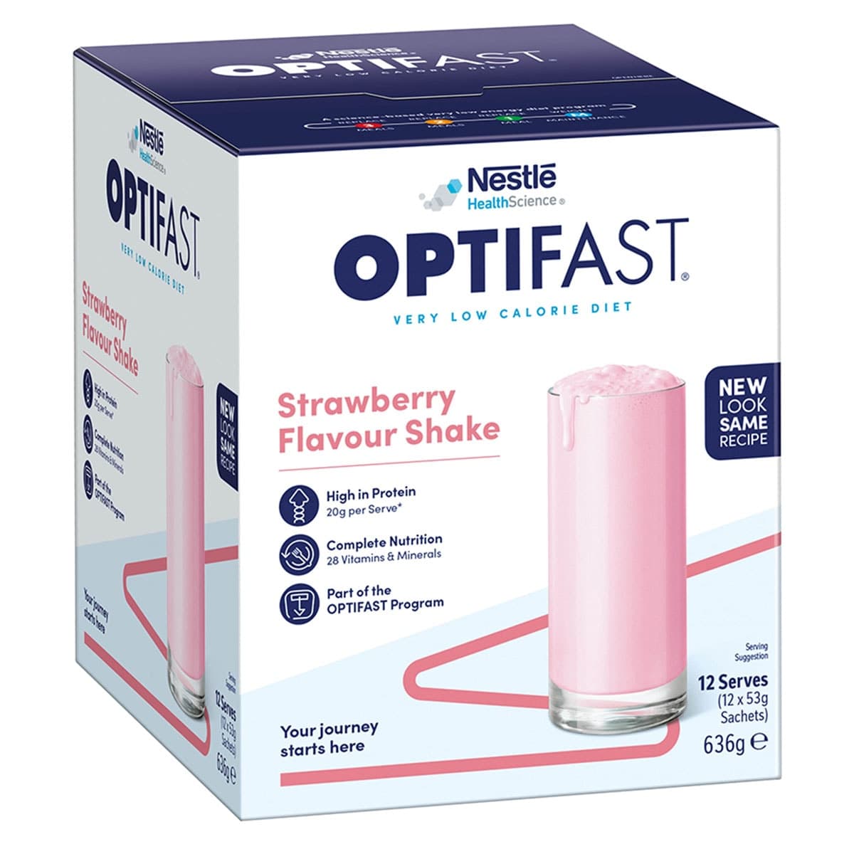 Thumbnail Optifast VLCD Shake Strawberry 12 x 53g