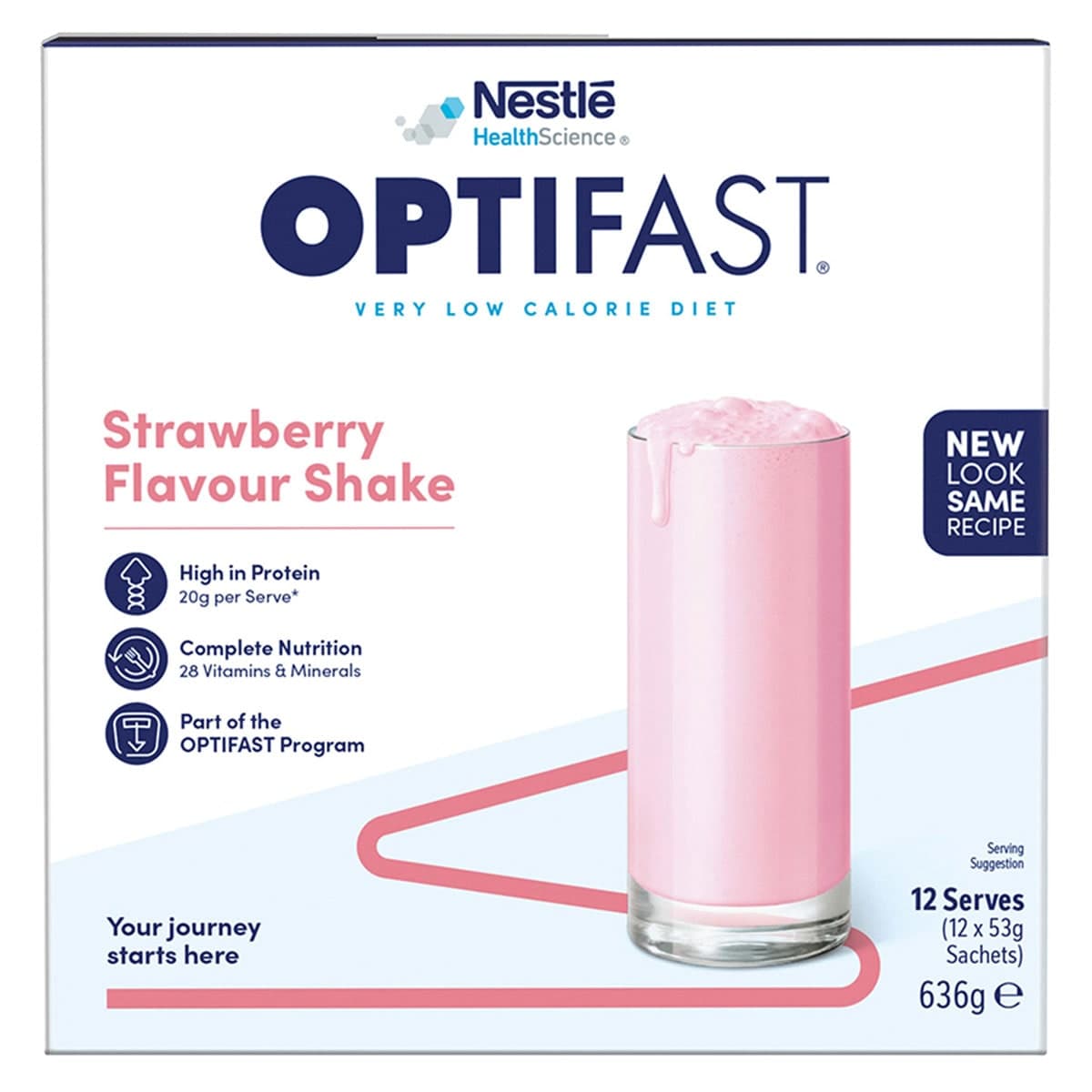 Thumbnail Optifast VLCD Shake Strawberry 12 x 53g