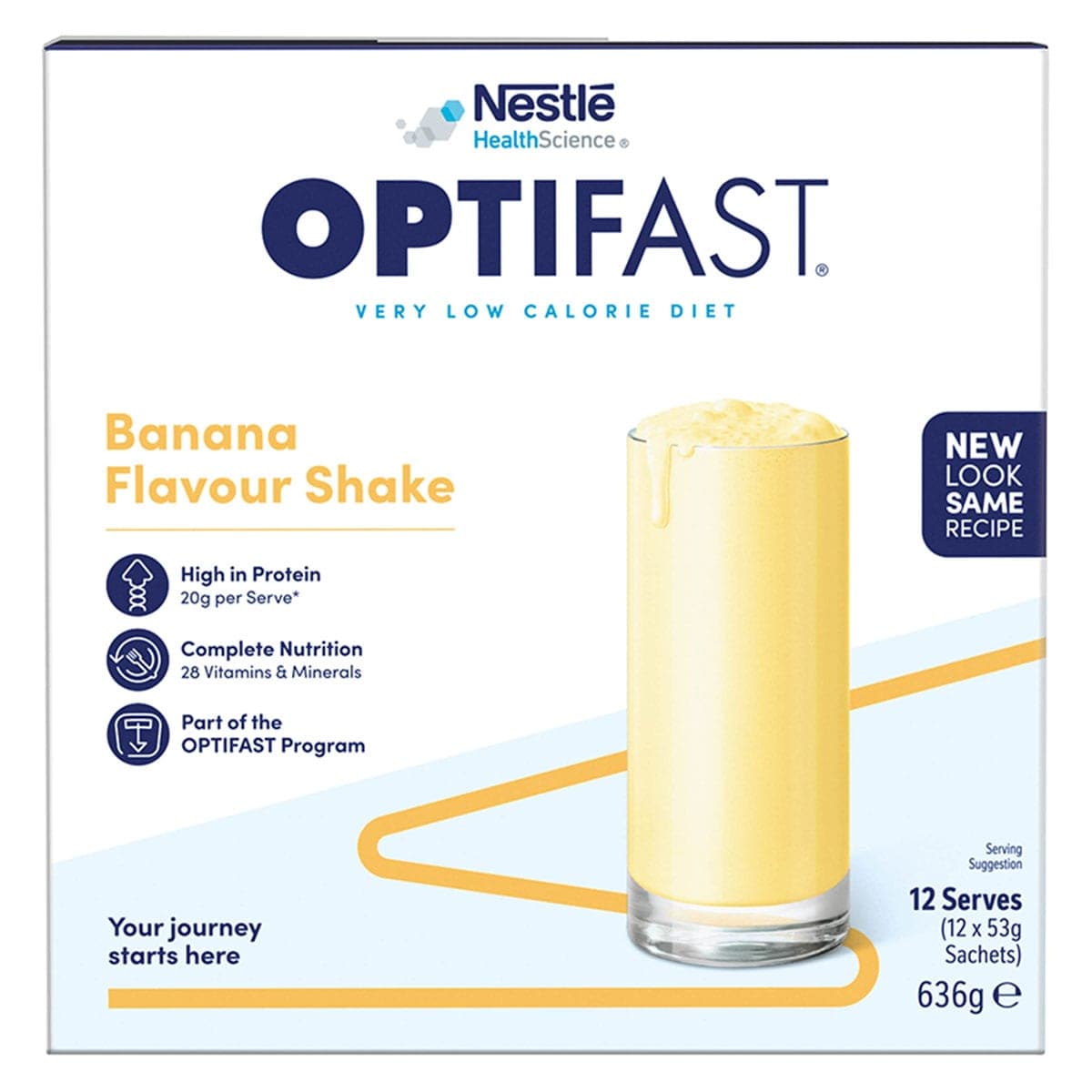 Thumbnail Optifast VLCD Shake Banana 12 x 53g
