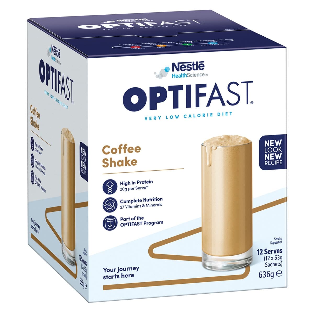 Thumbnail Optifast VLCD Shake Coffee 12 x 53g