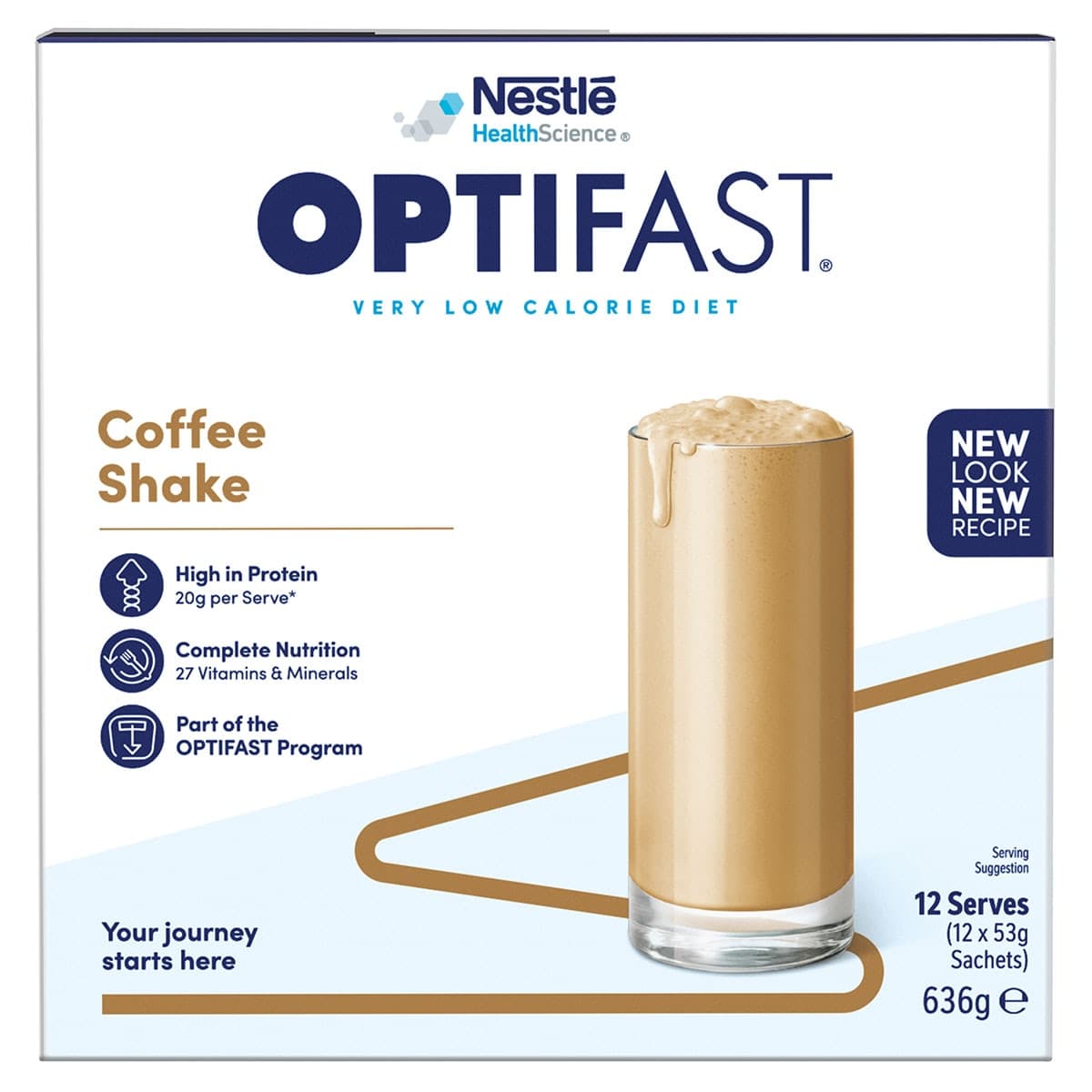 Thumbnail Optifast VLCD Shake Coffee 12 x 53g