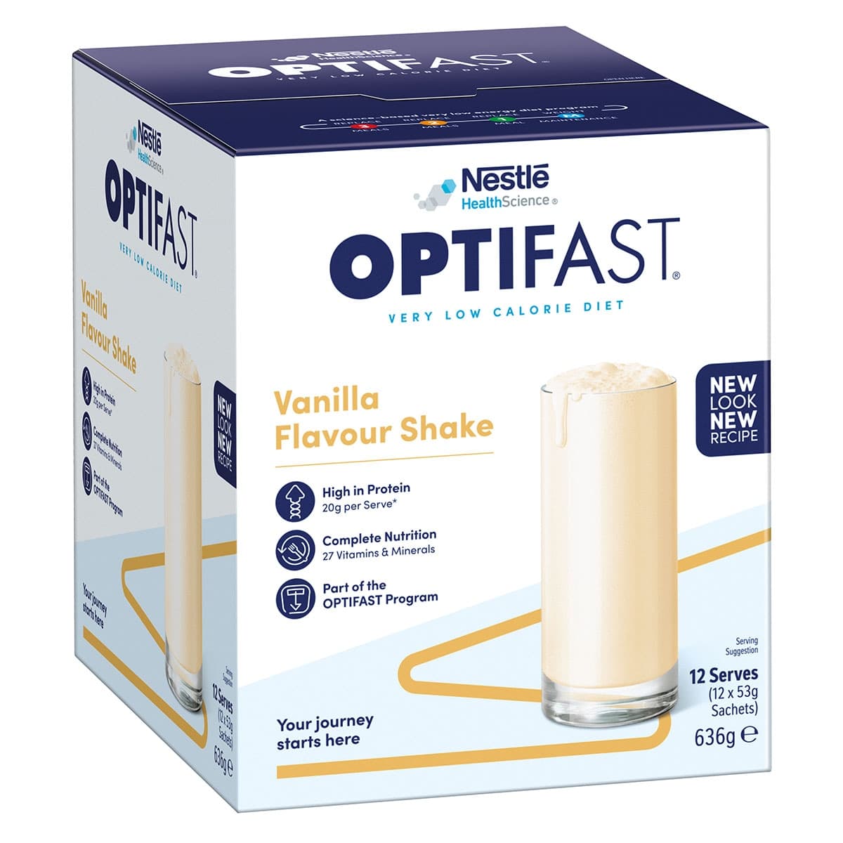 Thumbnail Optifast VLCD Shake Vanilla 12 x 53g