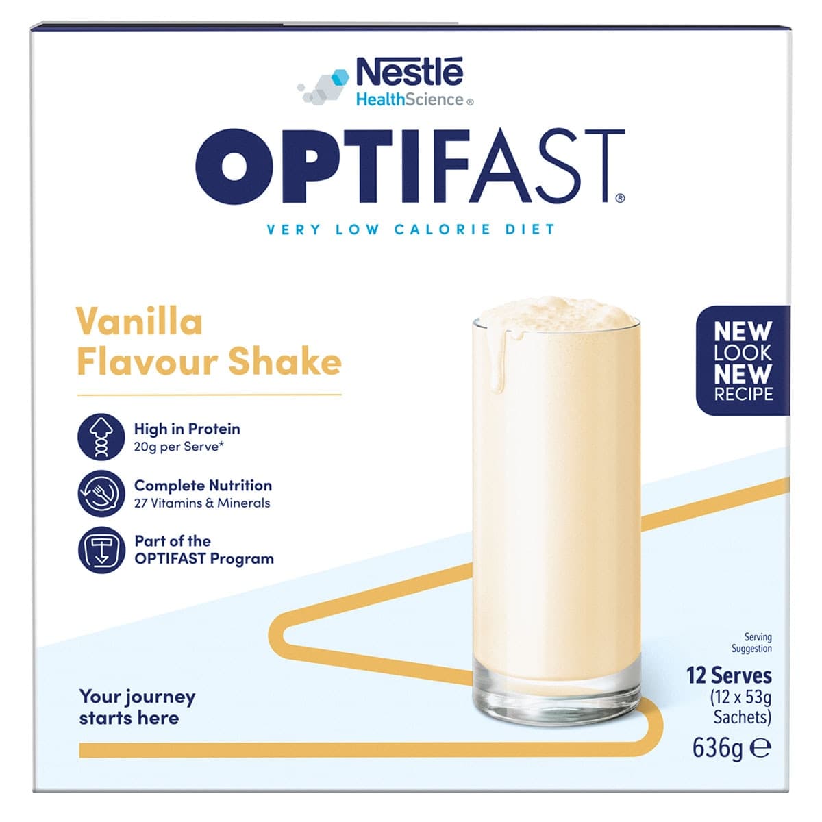 Thumbnail Optifast VLCD Shake Vanilla 12 x 53g