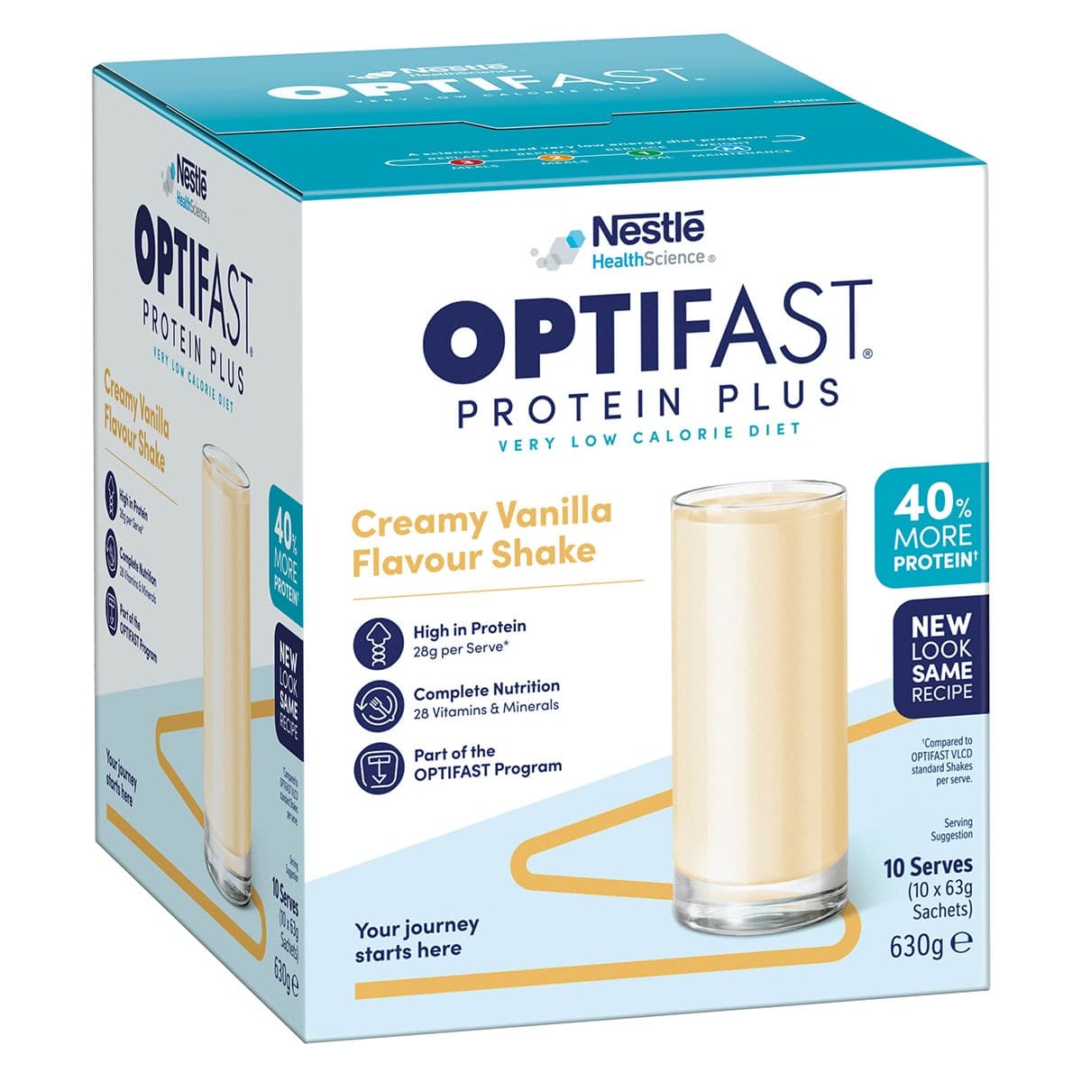 Thumbnail Optifast Protein Plus Shake Vanilla 10 x 63g