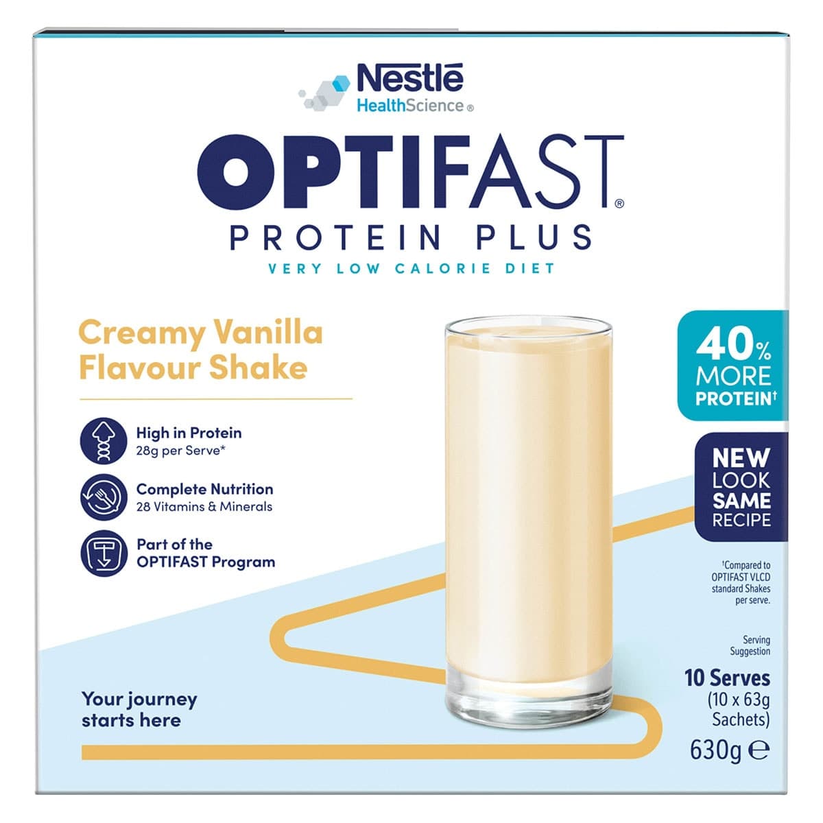 Thumbnail Optifast Protein Plus Shake Vanilla 10 x 63g