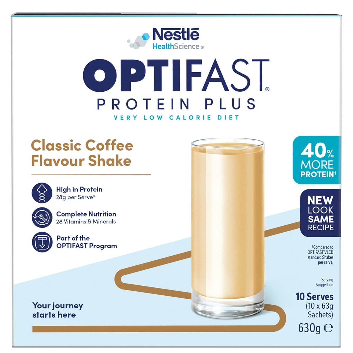 Thumbnail Optifast Protein Plus Shake Coffee 10 x 63g