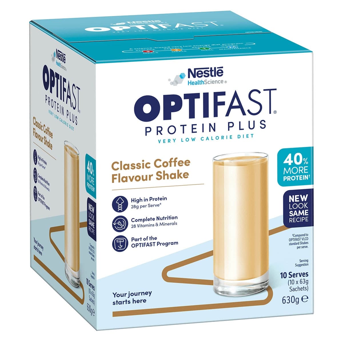 Thumbnail Optifast Protein Plus Shake Coffee 10 x 63g