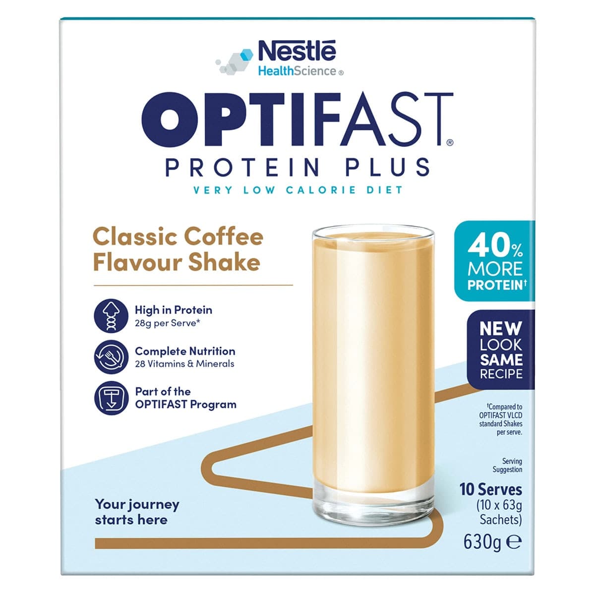 Thumbnail Optifast Protein Plus Shake Coffee 10 x 63g