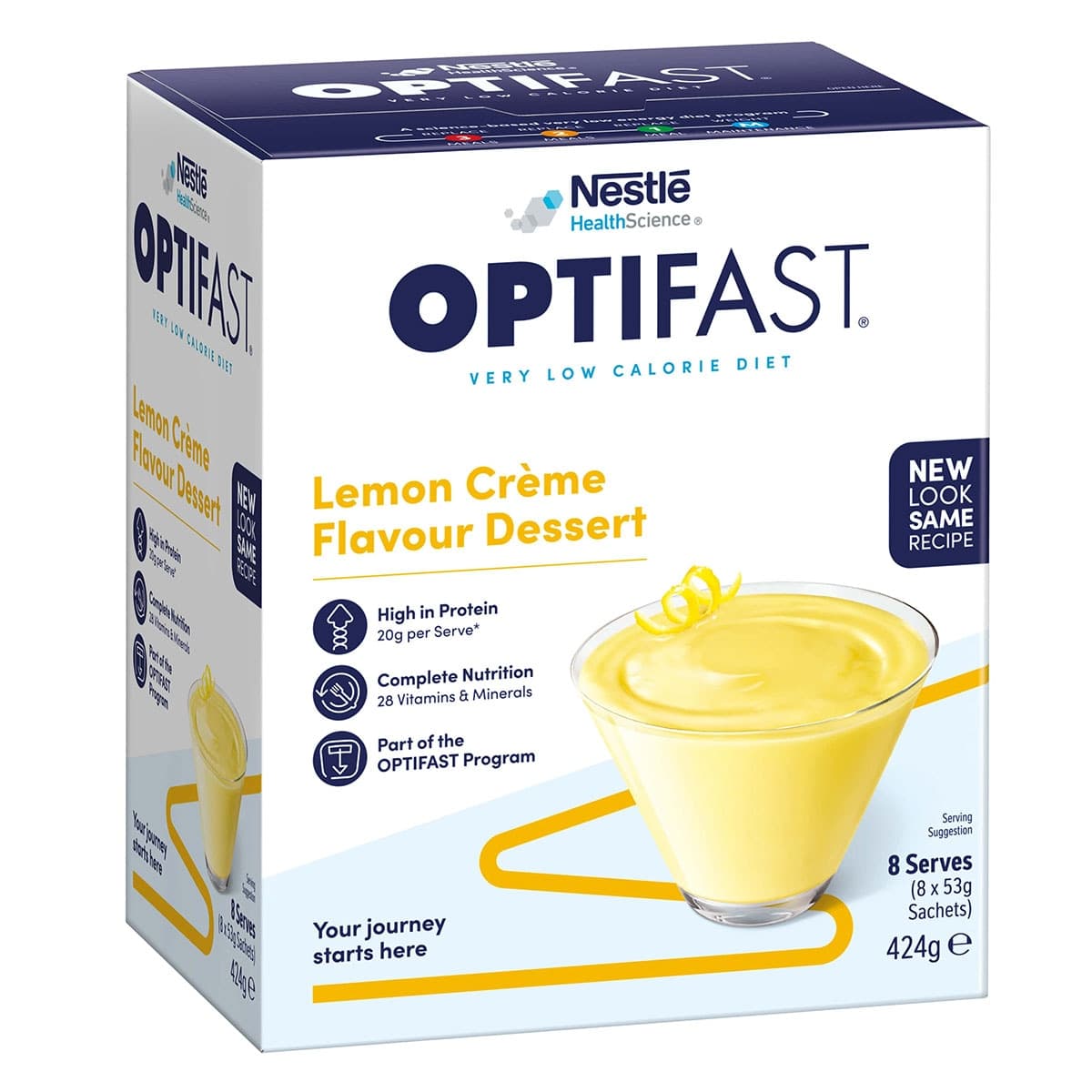 Thumbnail Optifast VLCD Dessert Lemon 8 x 53g