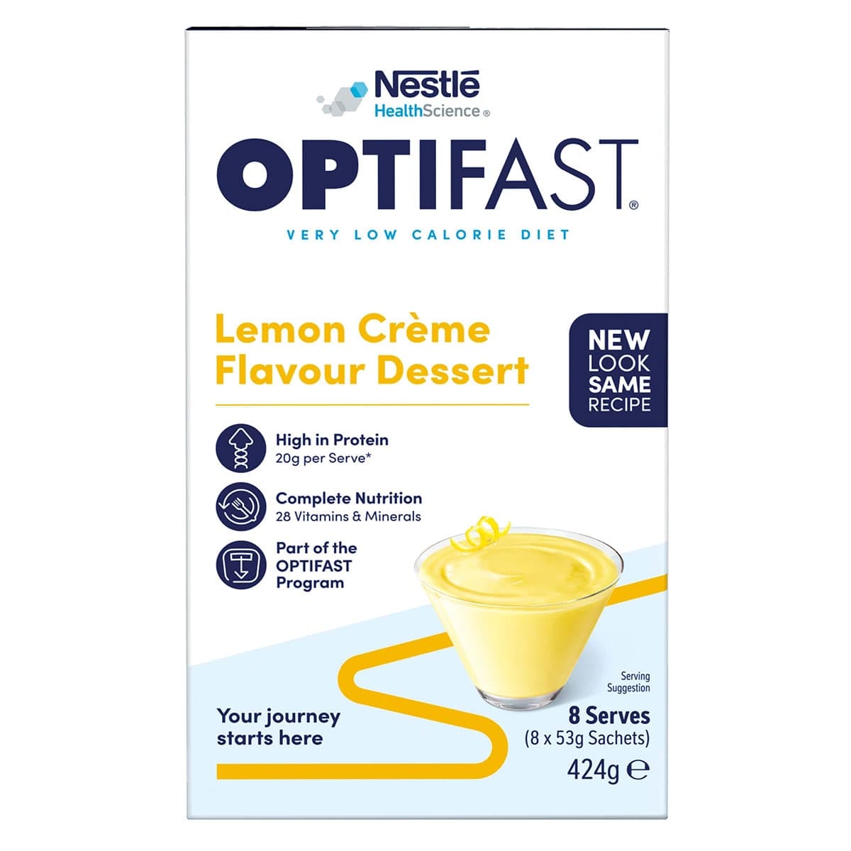 Thumbnail Optifast VLCD Dessert Lemon 8 x 53g