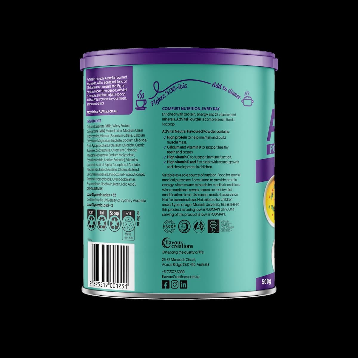 Thumbnail AdVital Nutritionally Complete Neutral Powder 500g