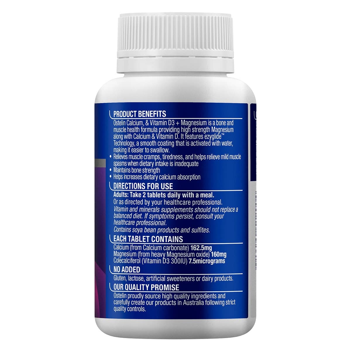Thumbnail Ostelin Calcium & Vitamin D3 + Magnesium 100 Tablets