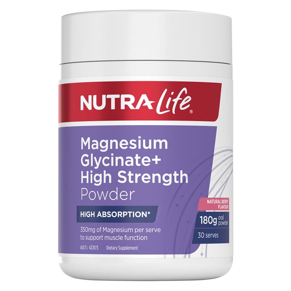 Thumbnail Nutra-Life Magnesium Glycinate Powder Berry 180g