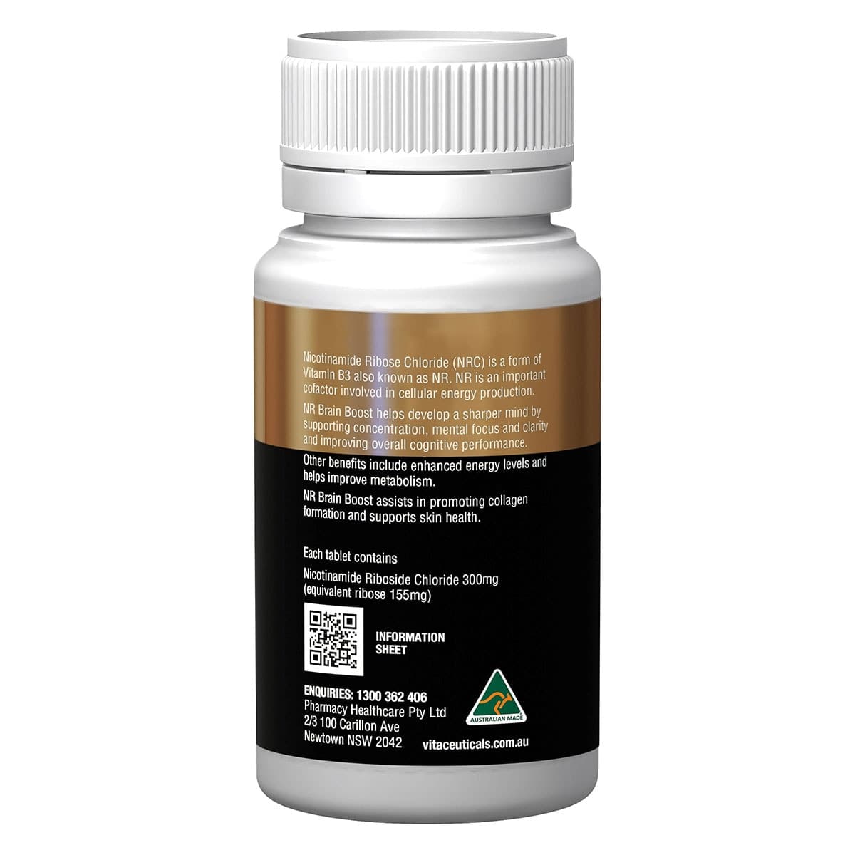 Thumbnail Vitaceuticals Advanced NR Brain Boost 30 Tablets