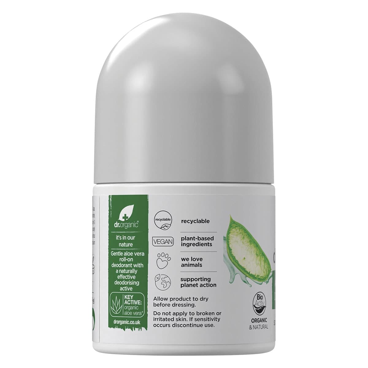 Thumbnail Dr Organic Aloe Vera Deodorant Roll-on 50ml