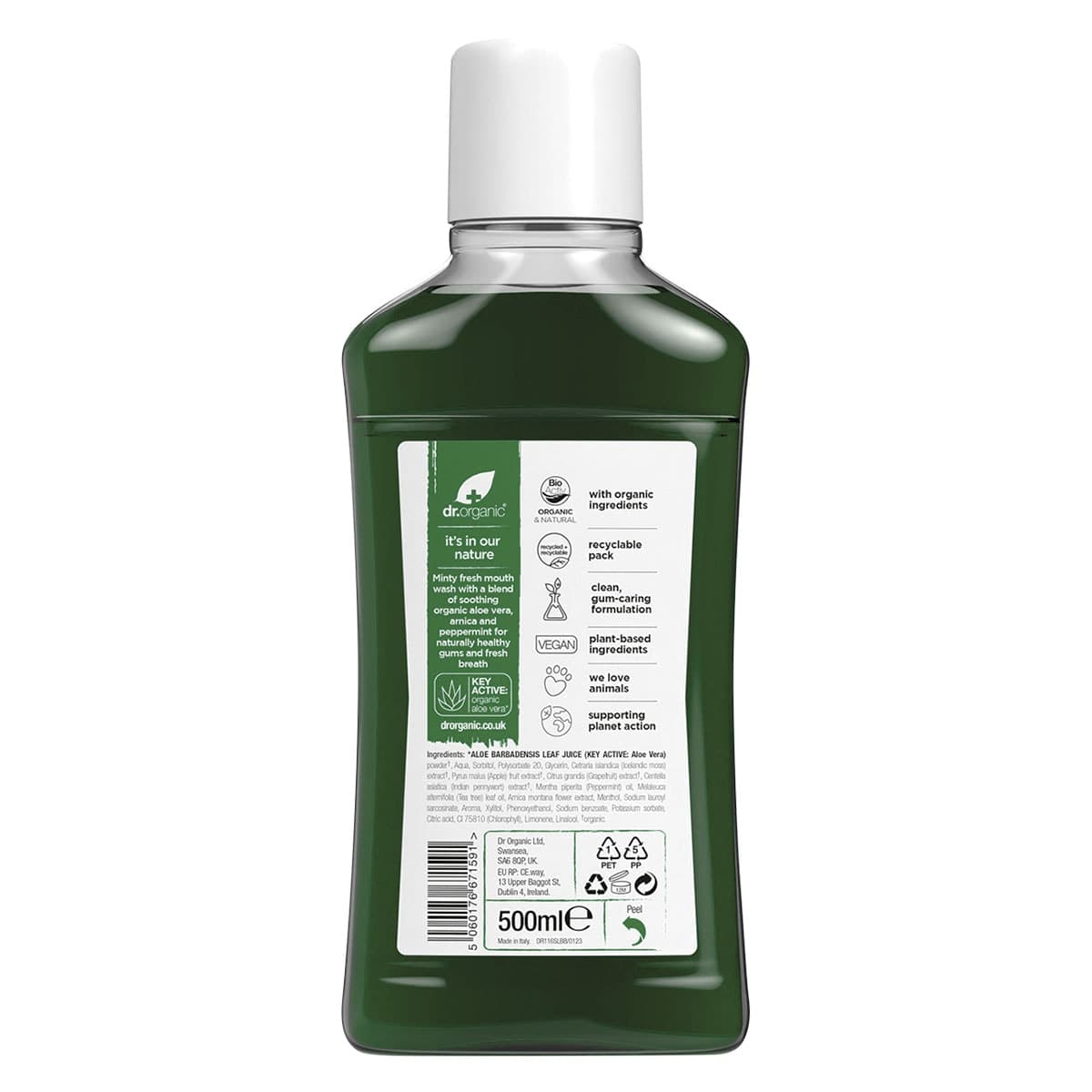 Thumbnail Dr Organic Aloe Vera Mouthwash 500ml