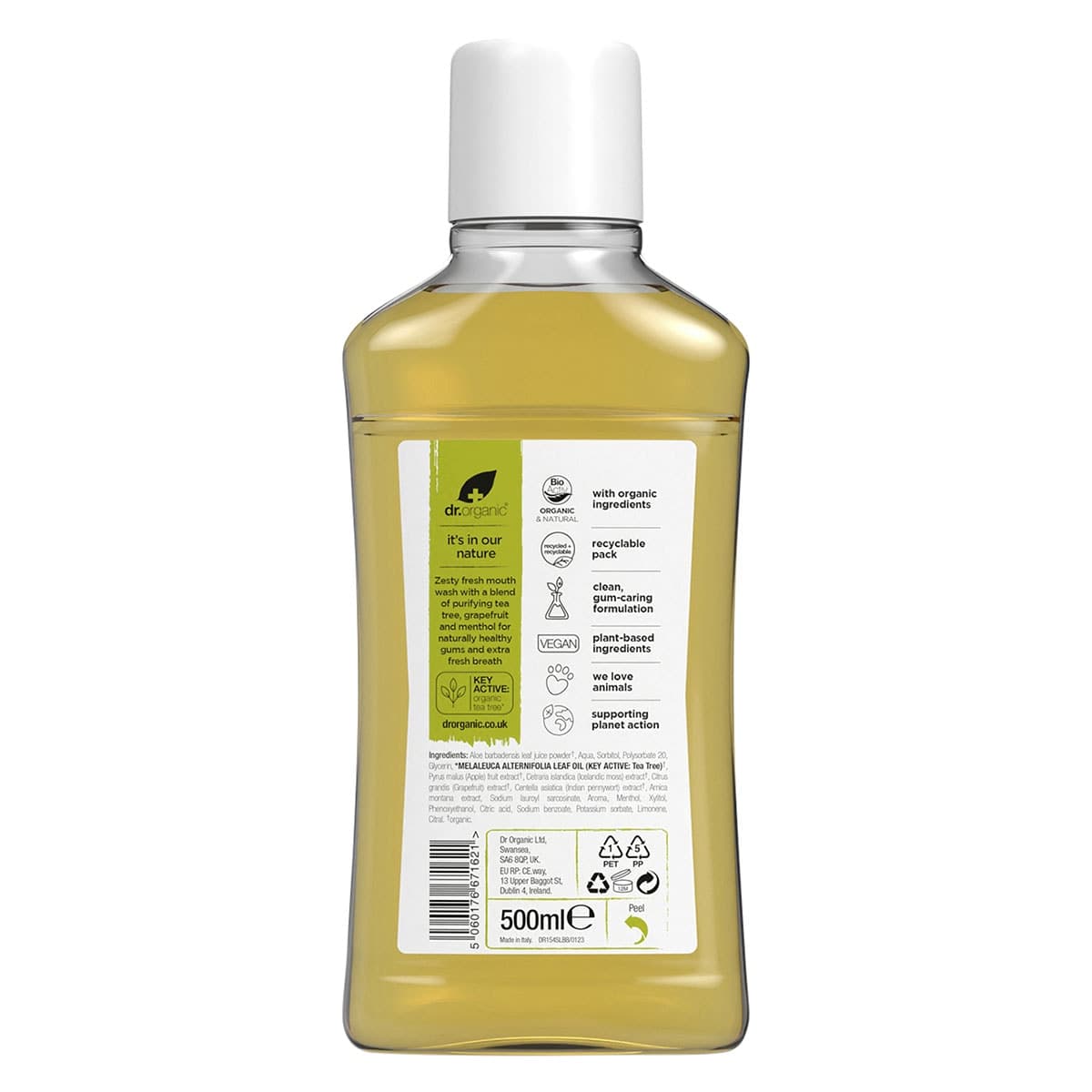 Thumbnail Dr Organic Tea Tree Mouthwash 500ml