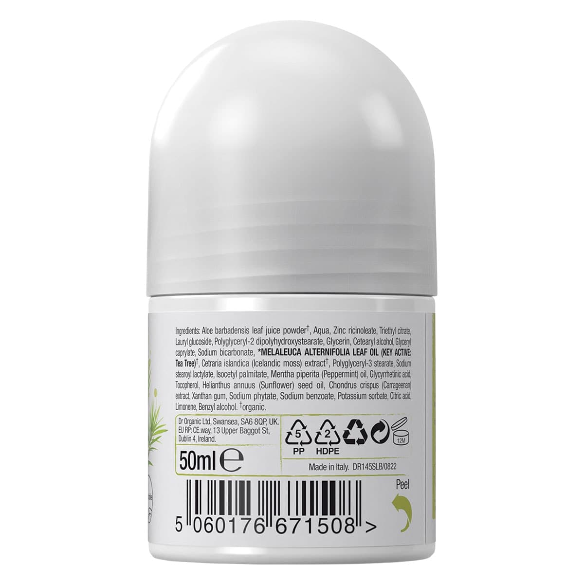 Thumbnail Dr Organic Tea Tree Deodorant Roll-on 50ml