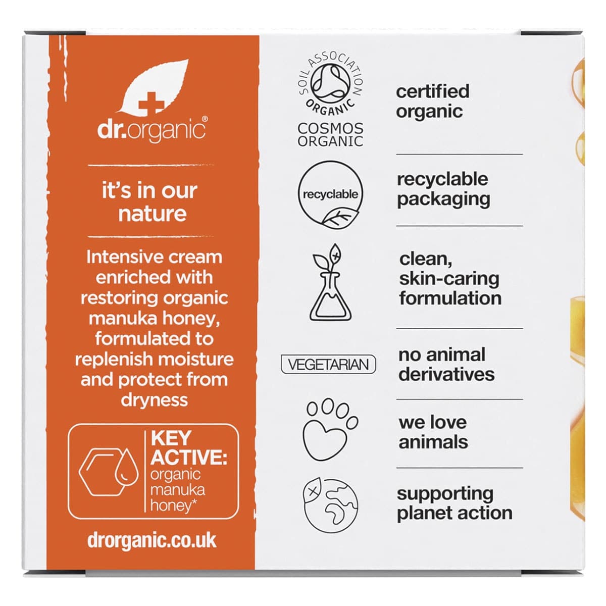 Thumbnail Dr Organic Manuka Honey Rescue Cream 50ml