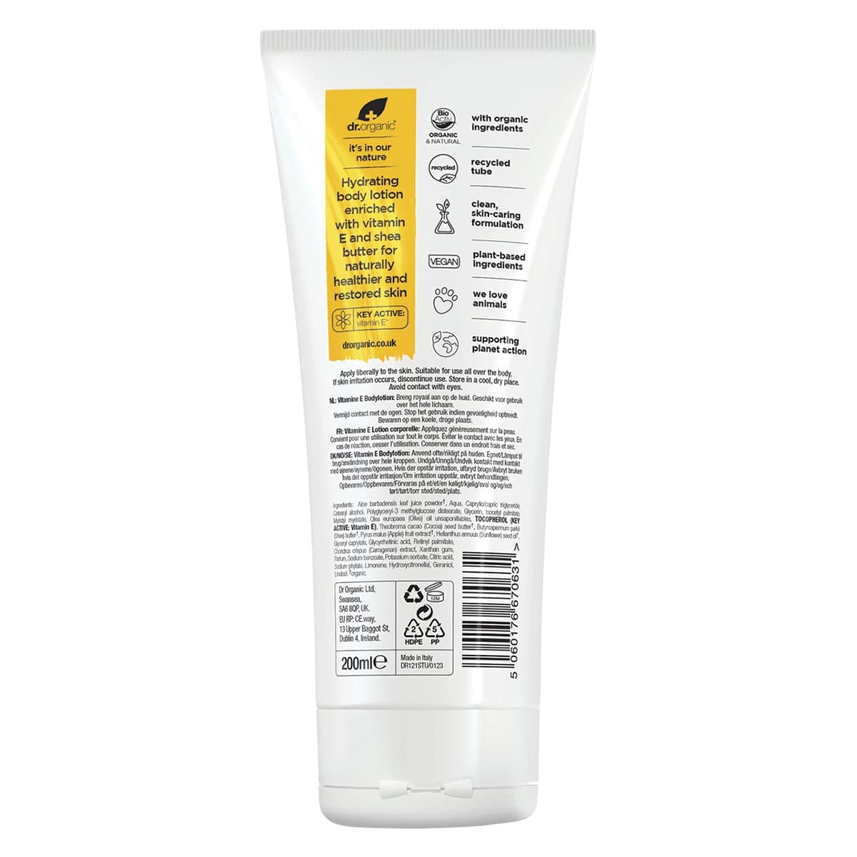 Thumbnail Dr Organic Vitamin E Body Lotion 200ml