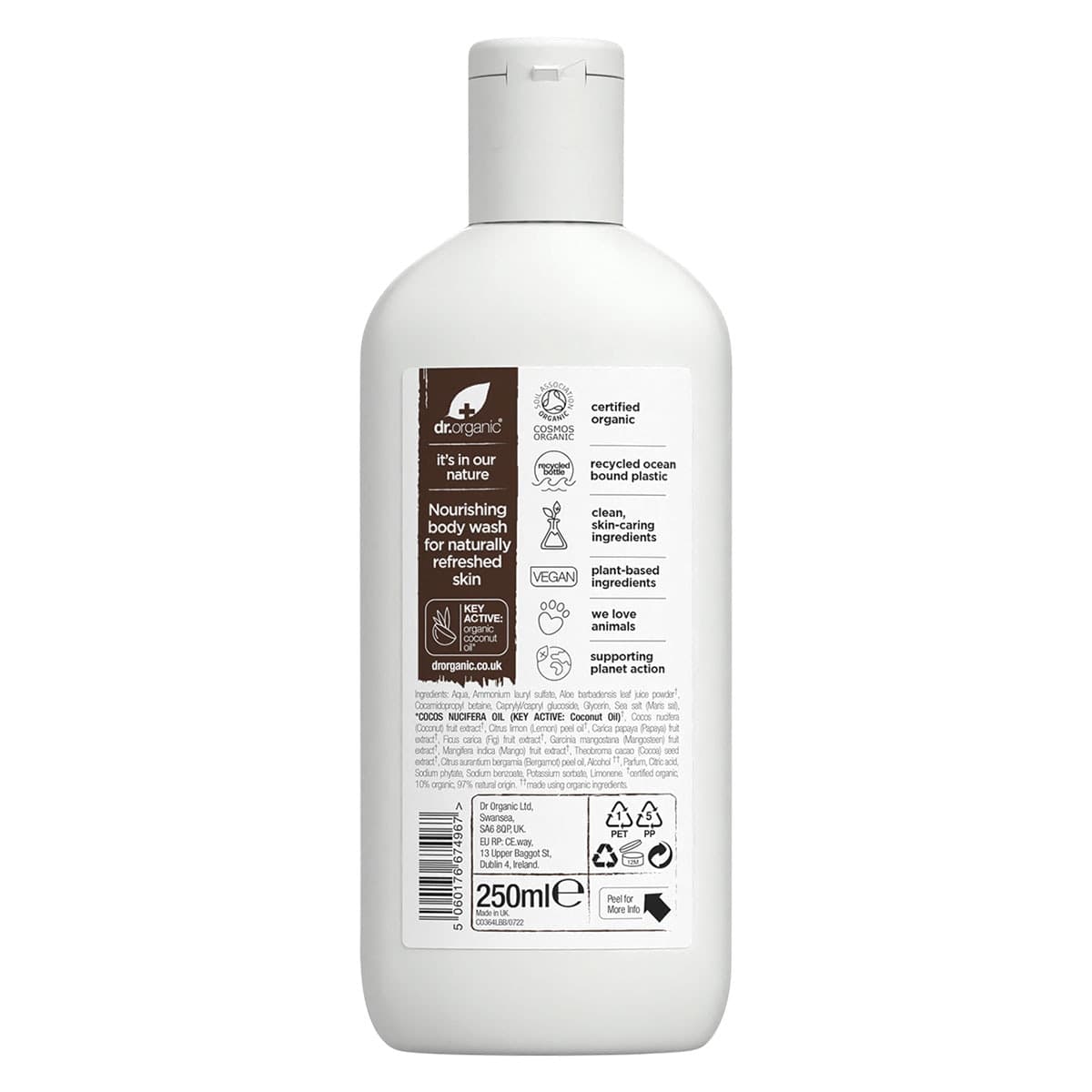 Thumbnail Dr Organic Coconut Oil Body Wash 250ml